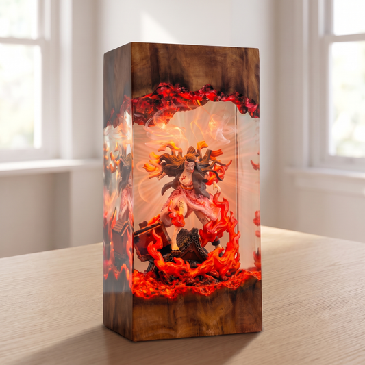 Nezuko Resin Lamp | Demon Slayer