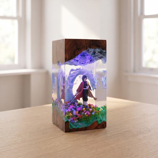 Giyu Resin Lamp | Demon Slayer